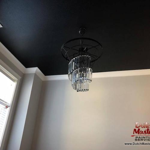  | Bold accent walls & ceilings really brought life to this new home we recently completed! | Interior Painting 
