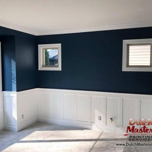  | Gentlemen’s Gray by Benjamin Moore is a rich blackened blue colour that leans towards classic navy undertones. | Interior Painting 