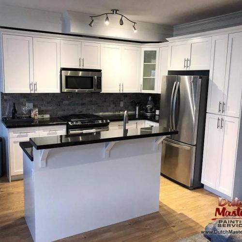  | Another happy customer in Murrayville, Langley, modernizing their walls & kitchen cabinets! | Interior Painting 