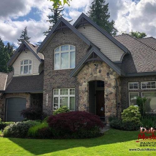  | Last week we completed this beautiful home in Surrey while the weather cooperated. | Exterior Painting 